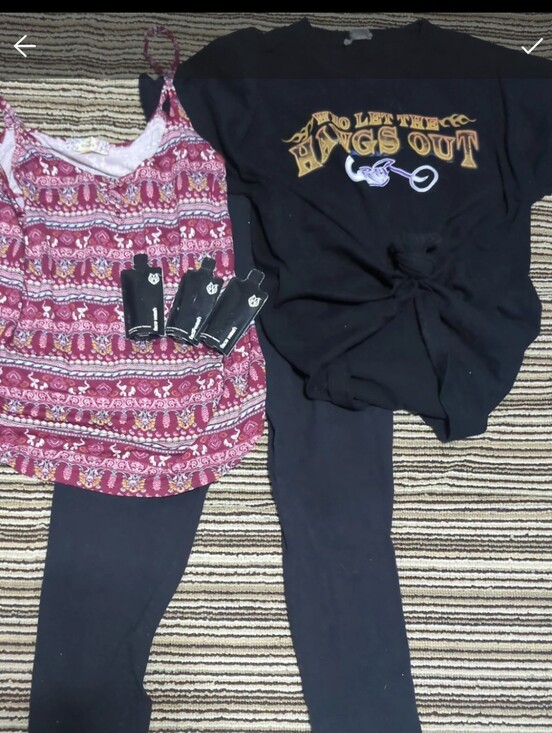Xhilaration Pants - #0176 Pink Republic/Rosie's Combo
